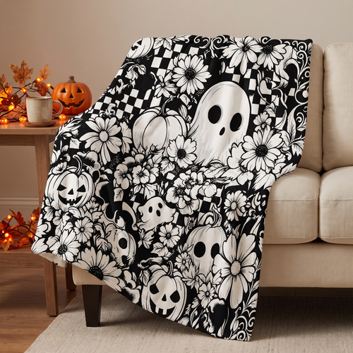 CozeColor™ Halloween Coloring Blanket