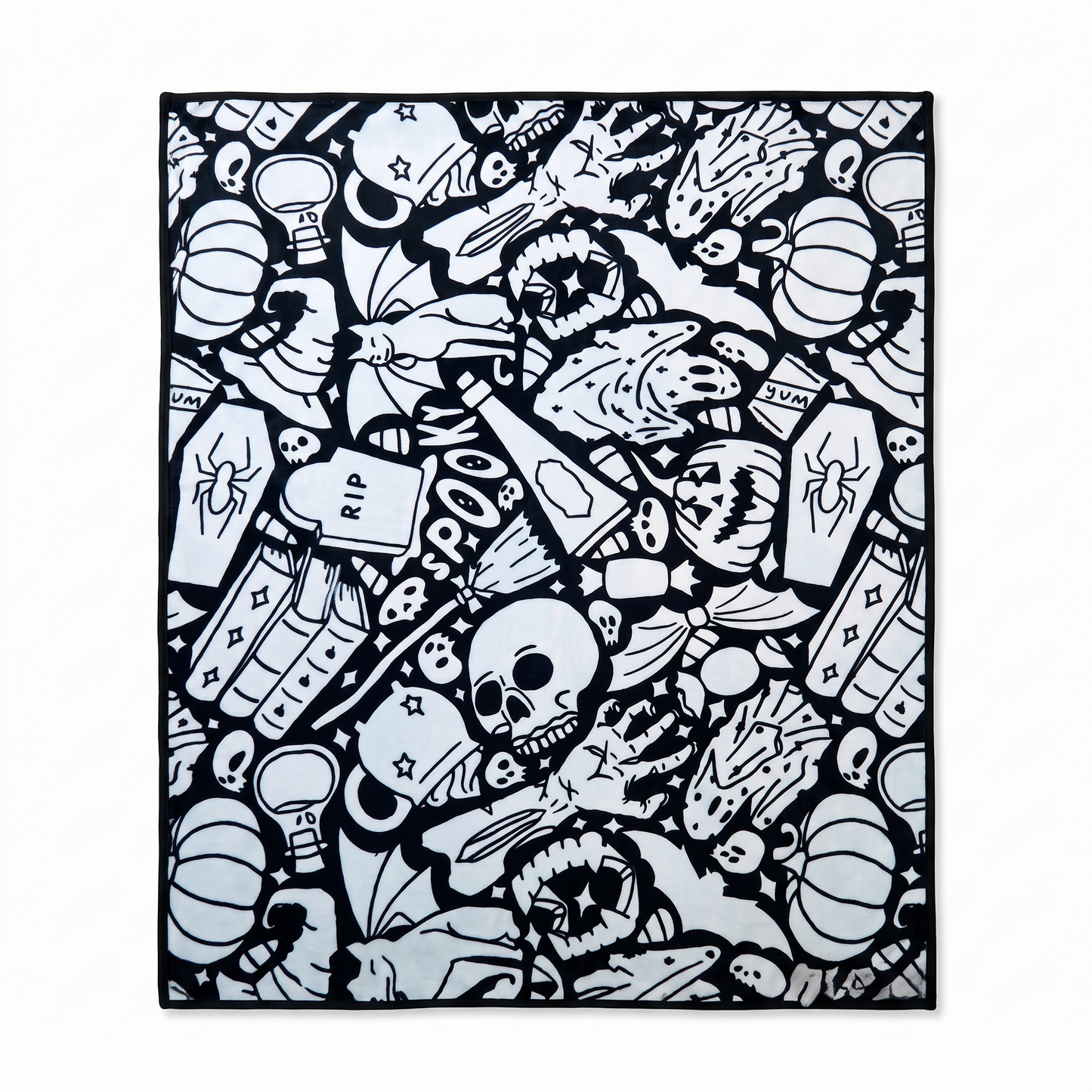 CozeColor™ Halloween Coloring Blanket