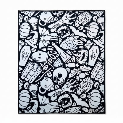 CozeColor™ Halloween Coloring Blanket